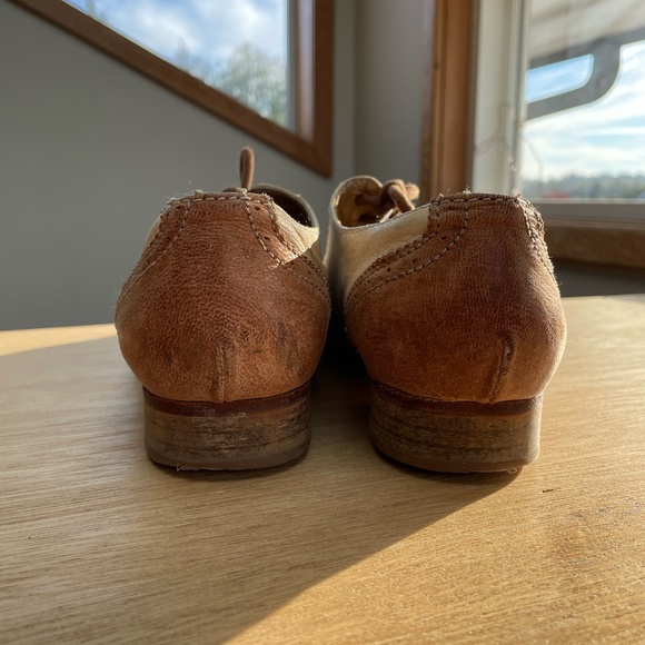 H by Hudson Charlie colourblock leather oxfords - Picture 3 of 6